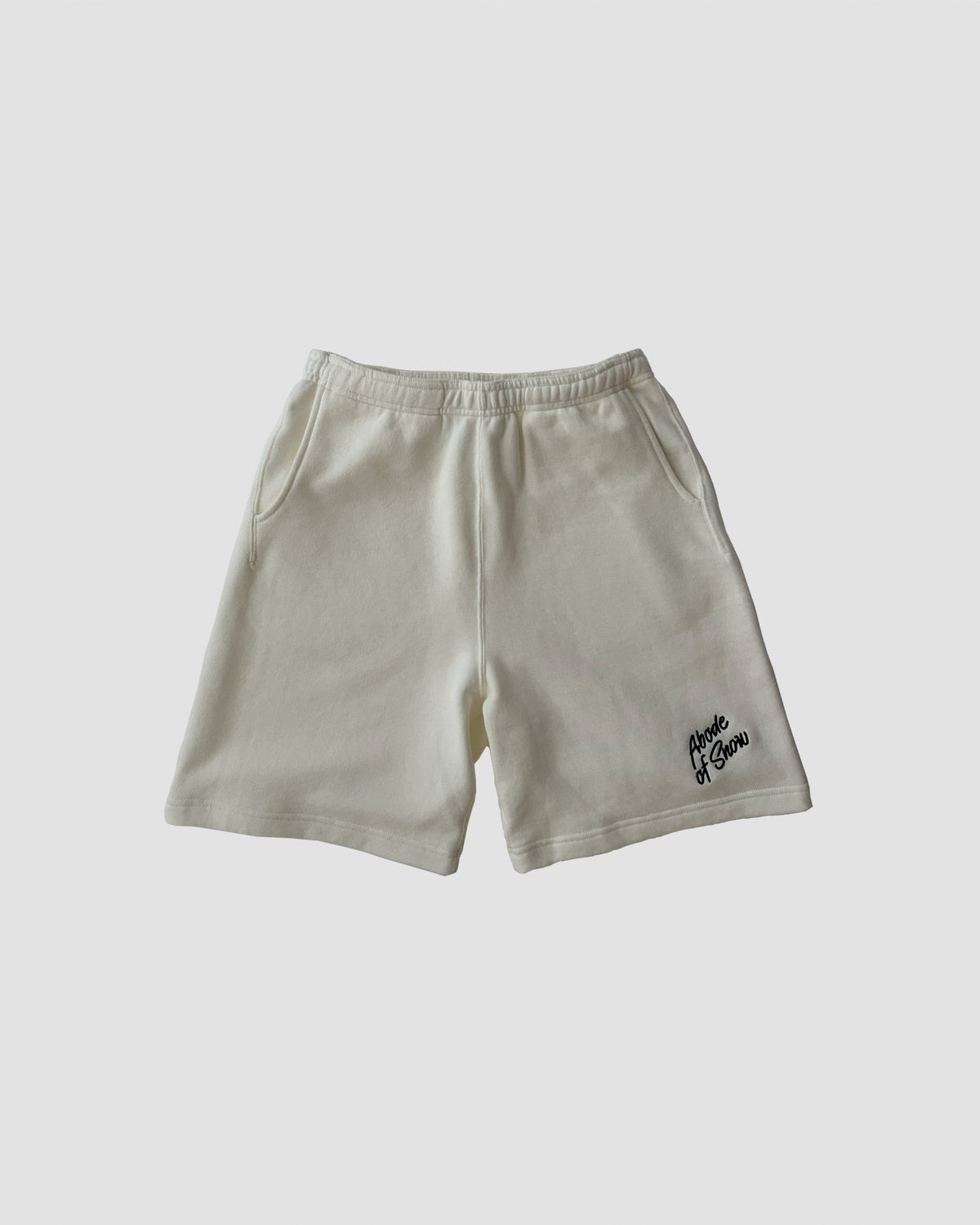 SWEAT SHORTS OFF WHITE– ABODE OF SNOW JP